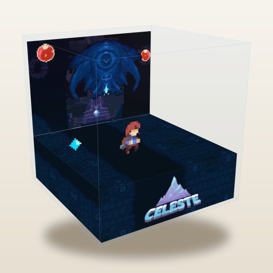 Celeste cube diorama