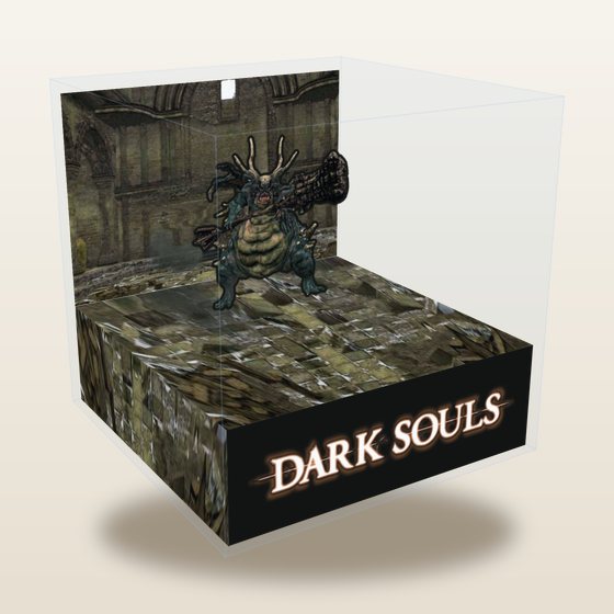 Dark Souls cube diorama