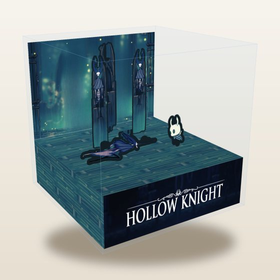 Hollow Knight cube diorama