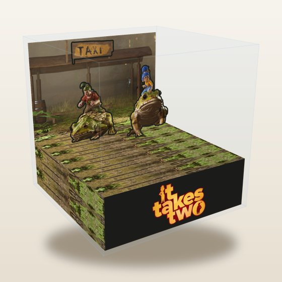 It Takes Two cube diorama