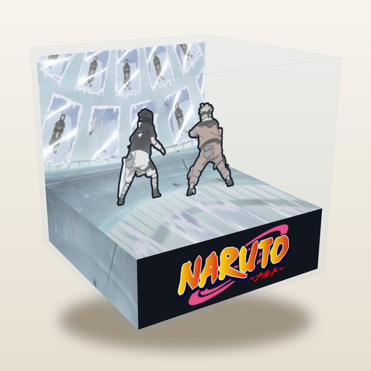 Naruto cube diorama, Haku Ice Mirror Dome