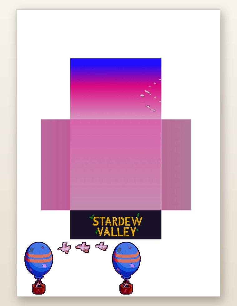 The printable sheet